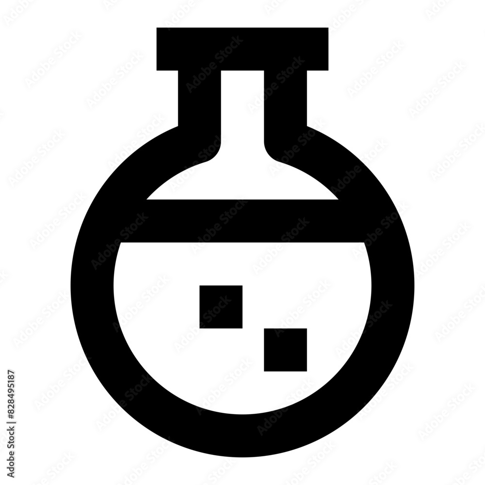 flask potion line icon flask potion line icon