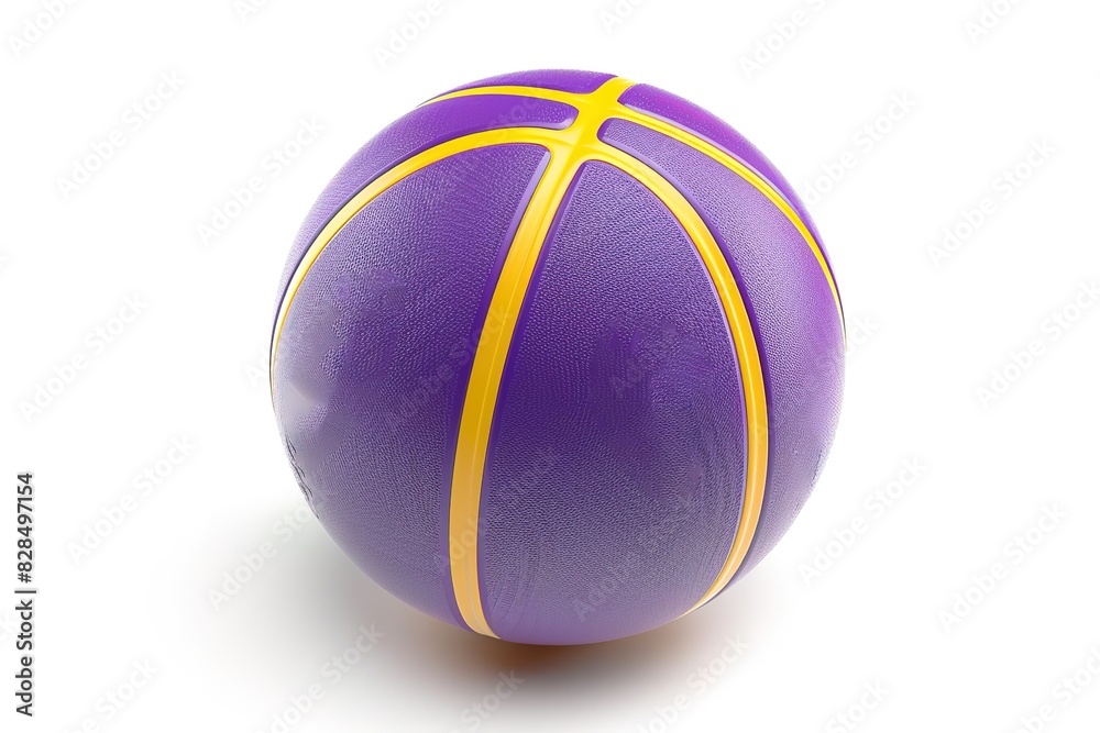 purple gold basketball ball element isolated on white background. purple gold basketball ball element isolated on white background.