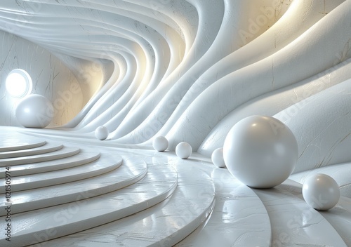 Geometric White Space Interior