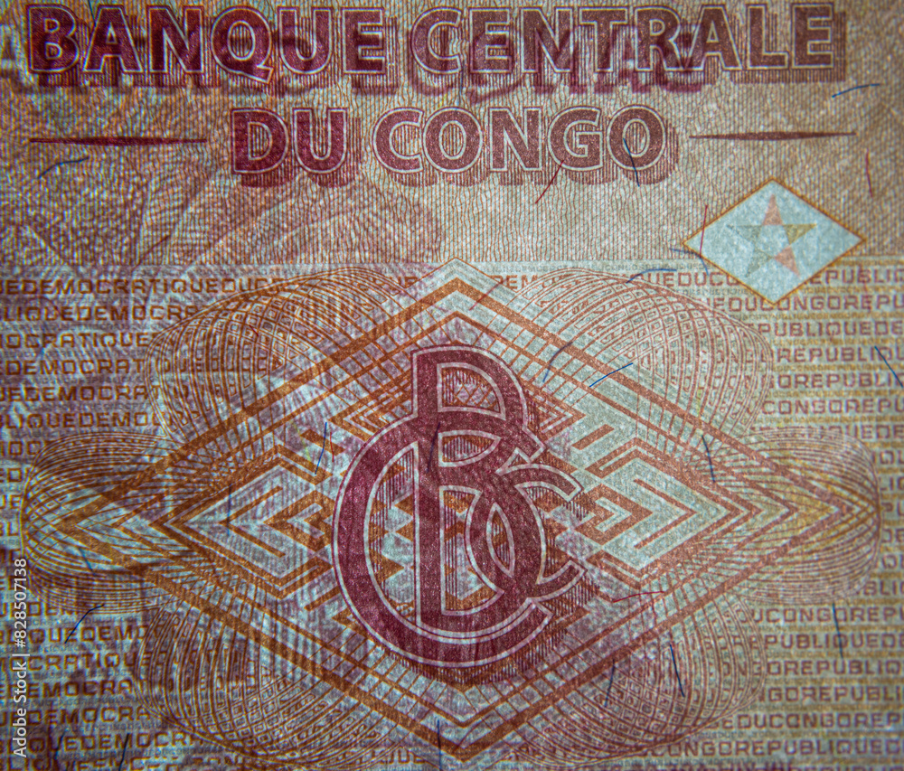 Obraz premium Closeup banknote detail background