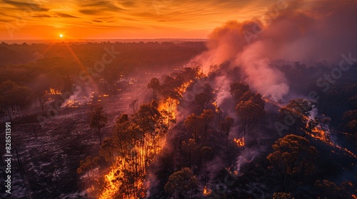 Ensuring Fire Safety  Creating Vital Firebreaks to Halt Forest Fire Spread