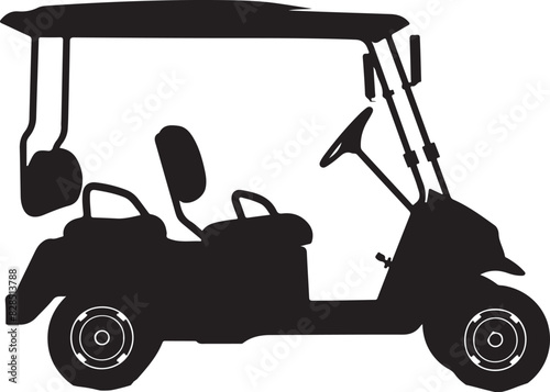 golf cart silhouette
