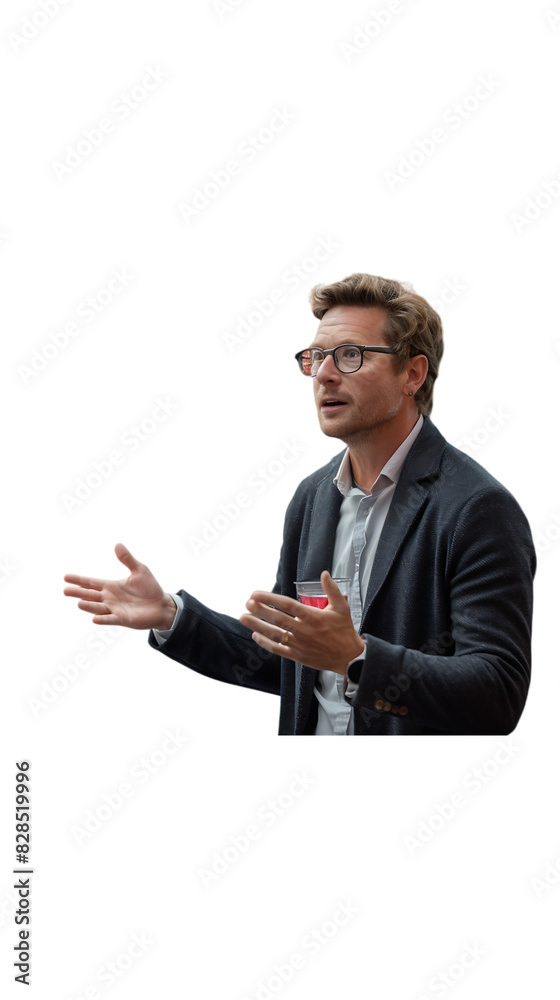 American Tech Entrepreneur Leading Innovation Workshop in Silicon Valley overlay cut out on isolated transparent removed background American Tech Entrepreneur Leading Innovation Workshop in Silicon Valley overlay cut out on isolated transparent removed background