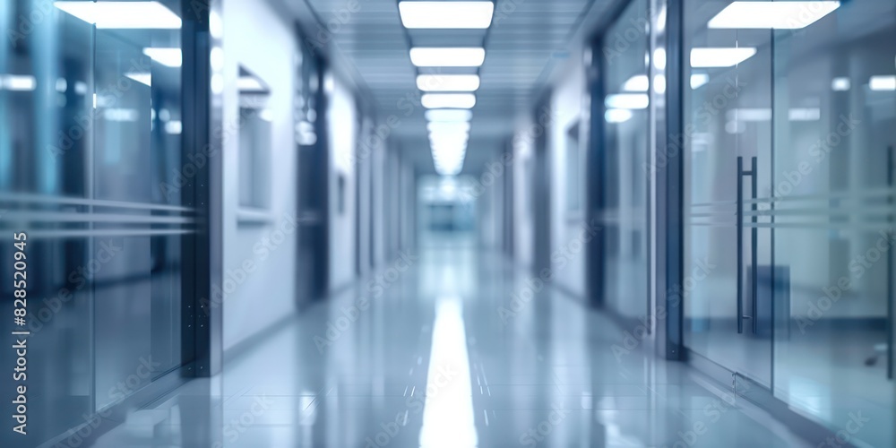 Out of focus Office Open Corridor Background Out of focus Office Open Corridor Background