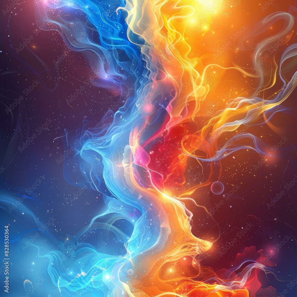 Fire and Ice: A Cosmic Dance of Energy and Wonder