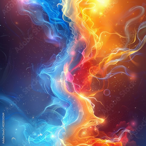 Fire and Ice  A Cosmic Dance of Energy and Wonder