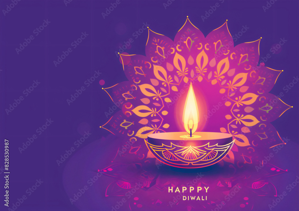 illustation of Diwali festival of lights tradition Diya oil lamps against dark background
A traditional Indian art of decorating the entrance to a house. Diwali festival holiday design.
illustation of Diwali festival of lights tradition Diya oil lamps against dark background
A traditional Indian art of decorating the entrance to a house. Diwali festival holiday design.