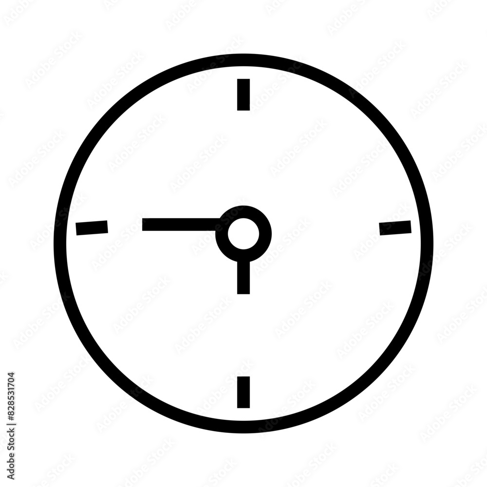 vector clock icon vector clock icon