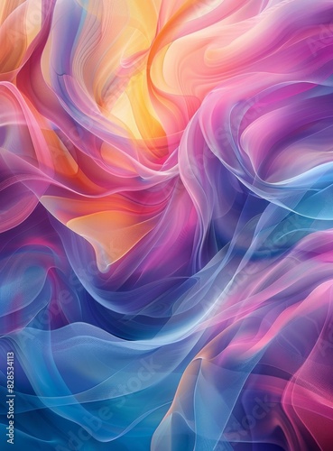 Vivid Abstract Art Background
