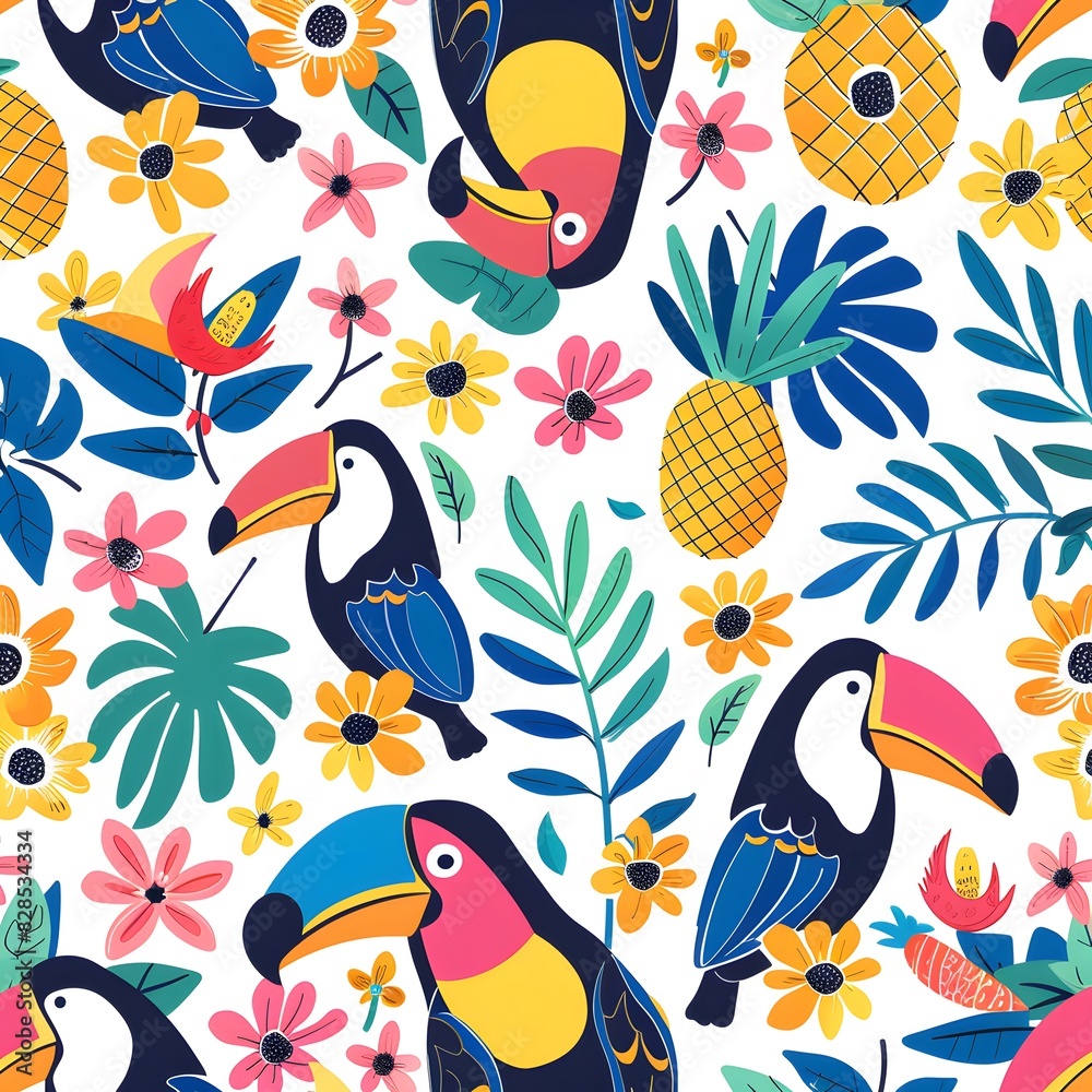 Obraz premium Tropical Pattern