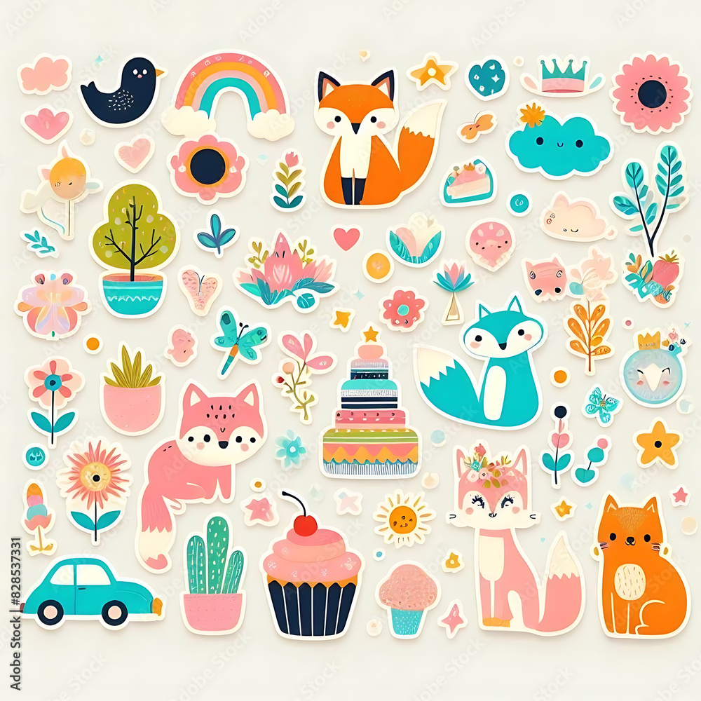 seamless pattern with animals