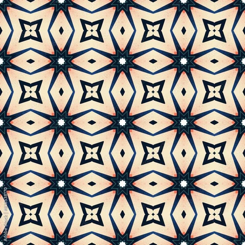 Illustration of vibrant seamless kaleidoscopic patterns Illustration of vibrant seamless kaleidoscopic patterns