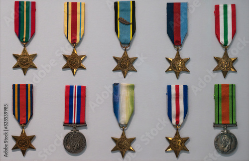 Photography medals and insignia of Camping medals awarded to british troops