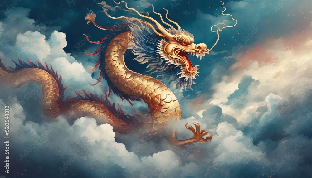 chinese dragon statue
