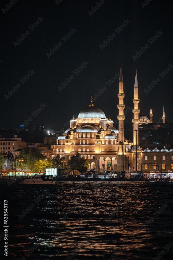 Obraz premium Magic of Istanbul with many mosques.
