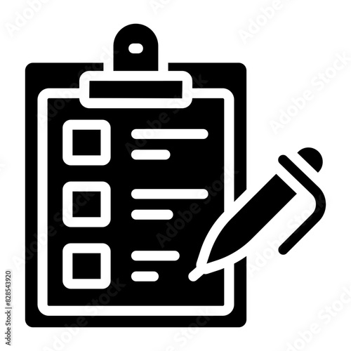 Modern design icon of checklist

