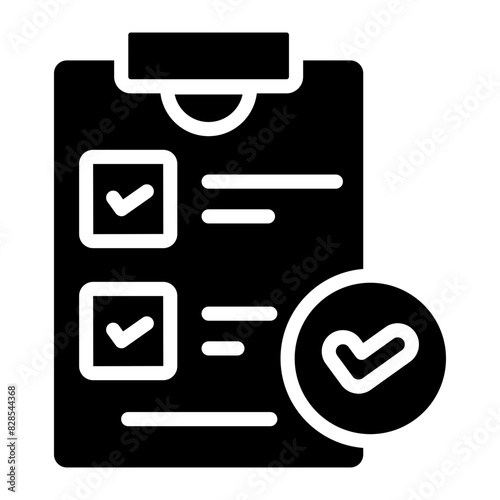 Premium design icon of survey

