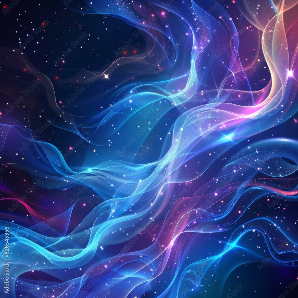 Fototapeta premium Vivid Nebula in the Cosmos