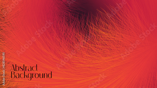 Modern Abstract Background, Fury Painting Effect, Orange Gradient, Colorful, Vector Illustration