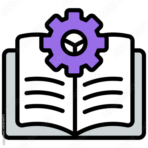 Premium design icon of user manual

