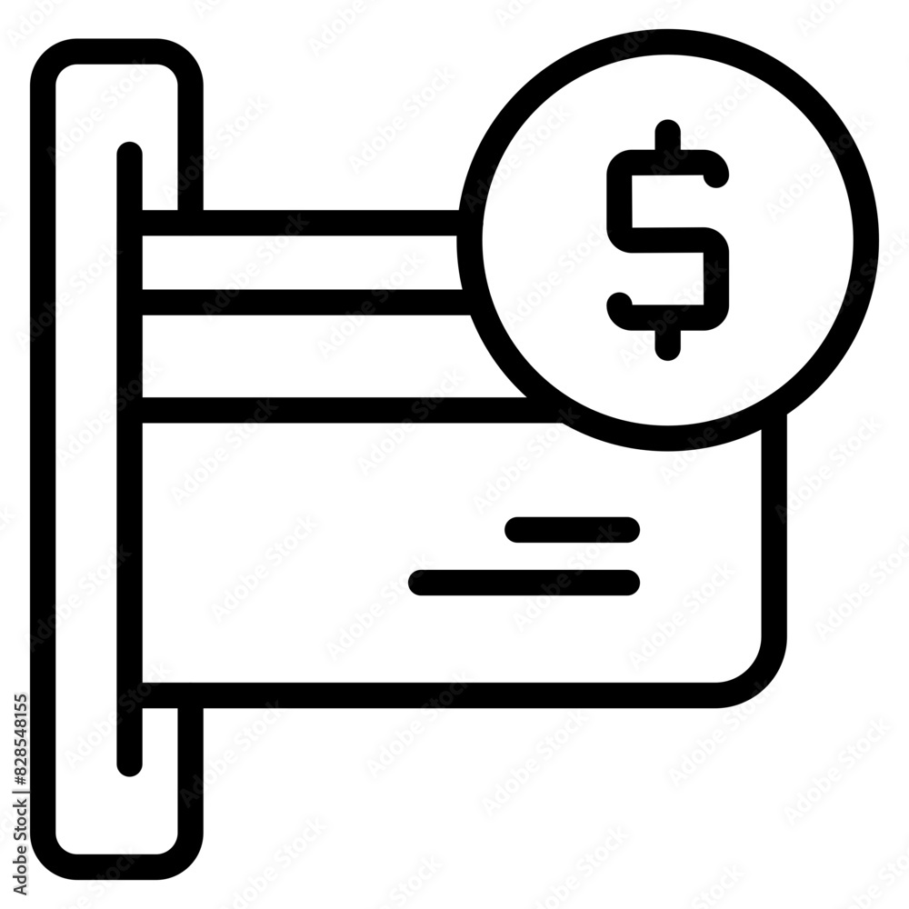 A beautiful design icon of ATM withdrawal
A beautiful design icon of ATM withdrawal