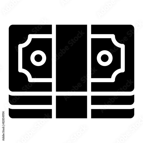 A beautiful design icon of cash

