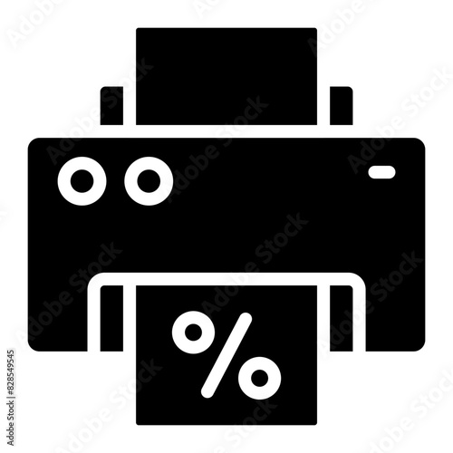 An icon design of printer

