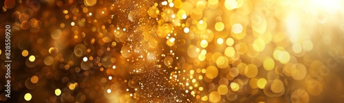Gold colored background with many circles