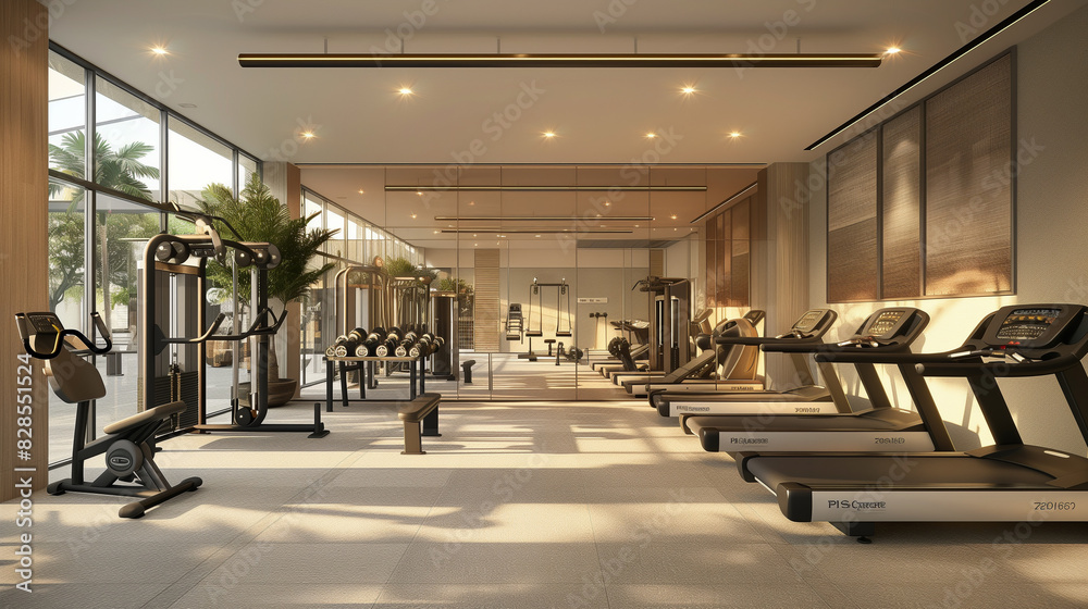 Advanced Fitness Gym with Modern Equipment Advanced Fitness Gym with Modern Equipment