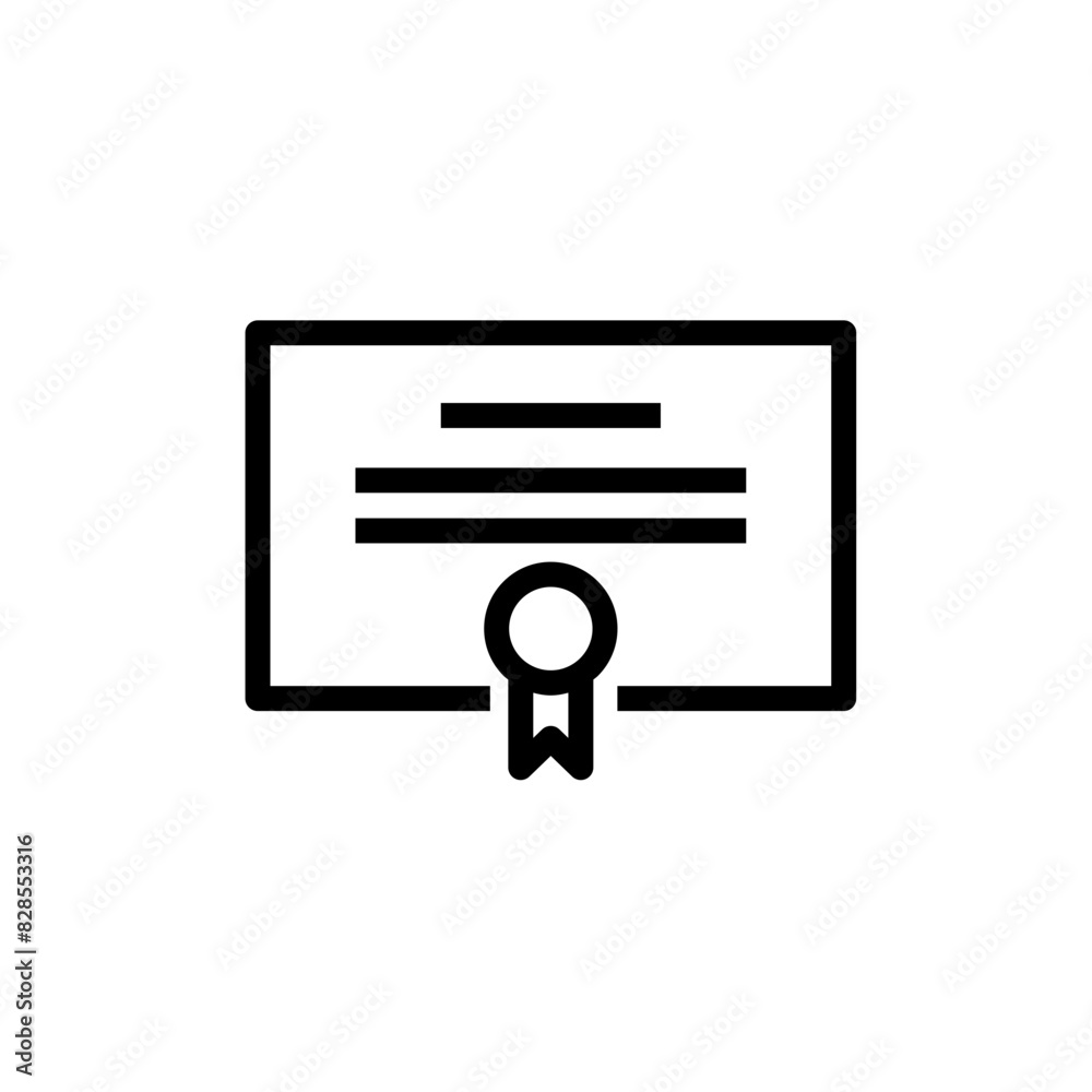 Certificate File Icon Certificate File Icon