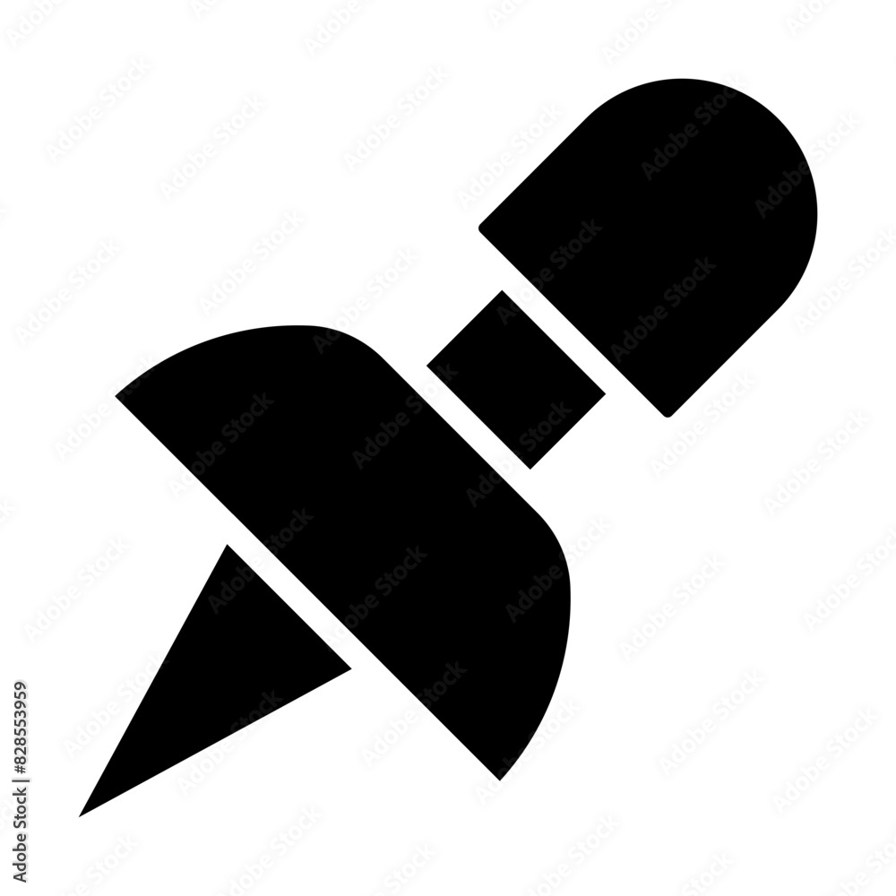 A perfect design icon of pushpin
A perfect design icon of pushpin