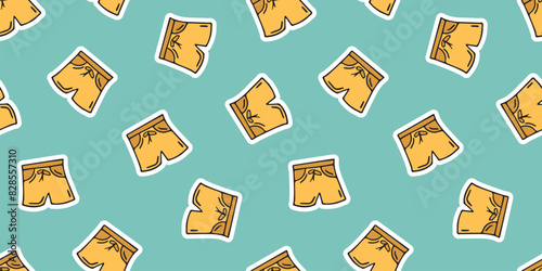 пляж doodle pattern