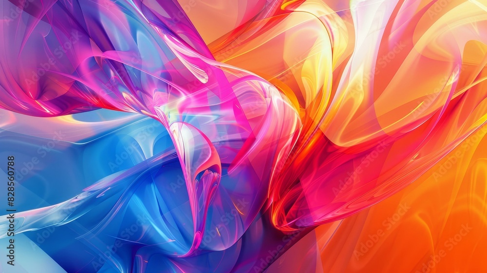 A mesmerizing abstract background with vibrant colors, dynamic shapes, and modern design. A mesmerizing abstract background with vibrant colors, dynamic shapes, and modern design.