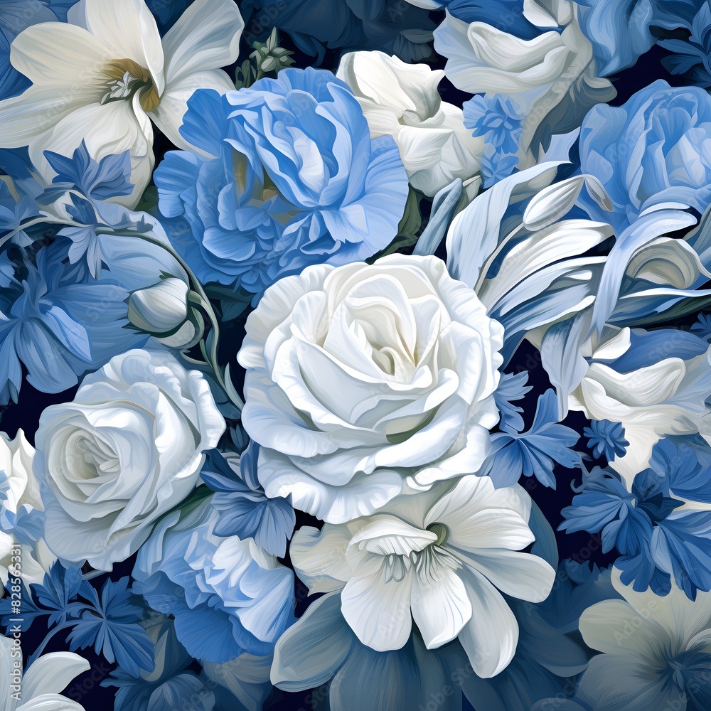 bouquet of blue flowers bouquet of blue flowers