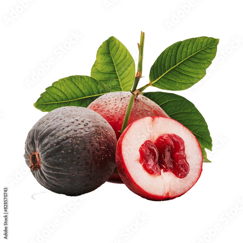 Litchi isolated on transparent background