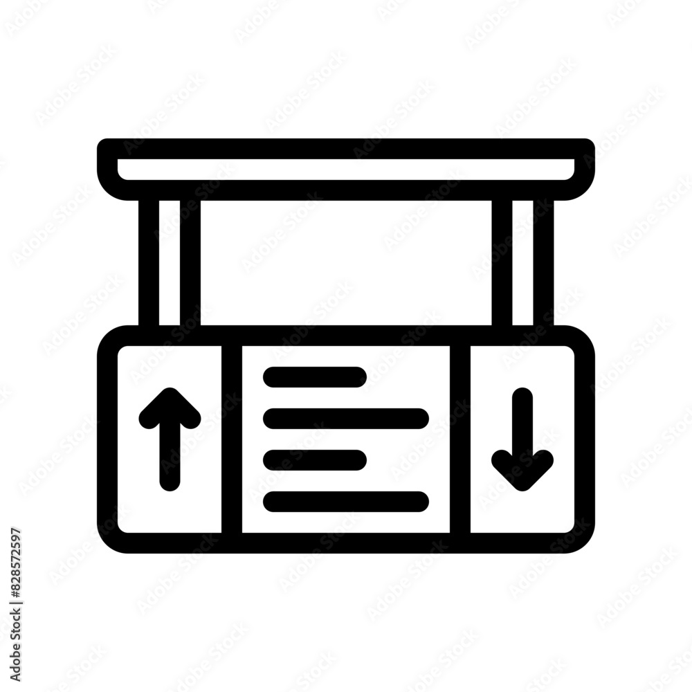 display line icon display line icon