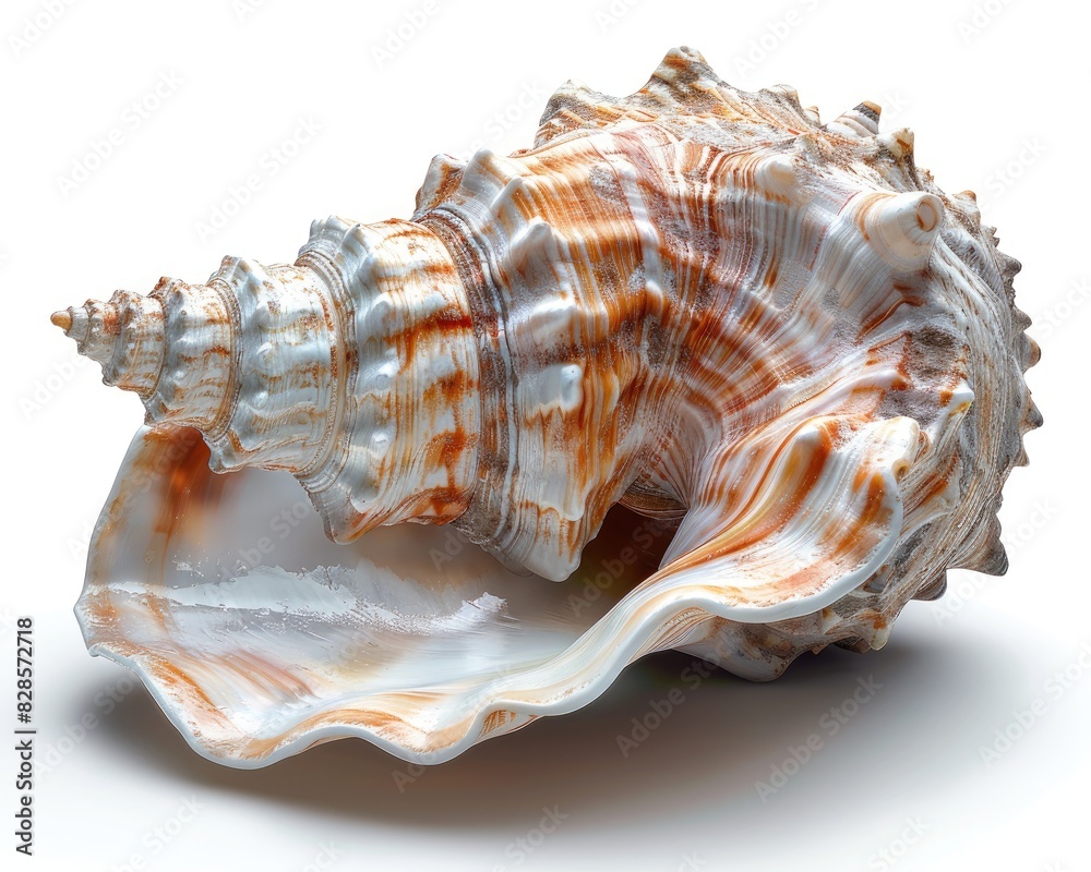 Intriguing Composition Photorealistic Beach Encased in Minimalist Conch Shell Intriguing Composition Photorealistic Beach Encased in Minimalist Conch Shell