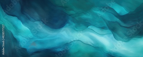 Abstract watercolor paint background gradient color with fluid curve lines texture