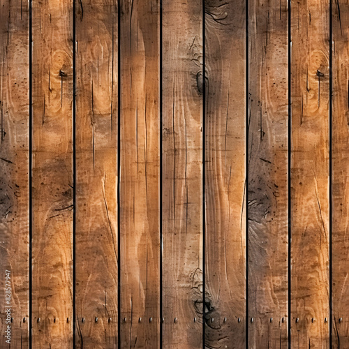 Wooden plank old of table top view and board nature pattern are surface grain hardwood floor rustic dark. Brown wood texture background of tabletop seamless. Design decorative laminate wall