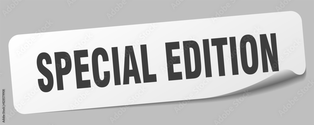 special edition sticker. special edition label special edition sticker. special edition label