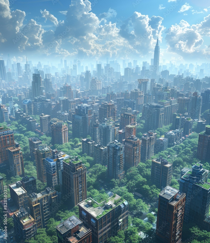 Fototapeta premium City of the Future