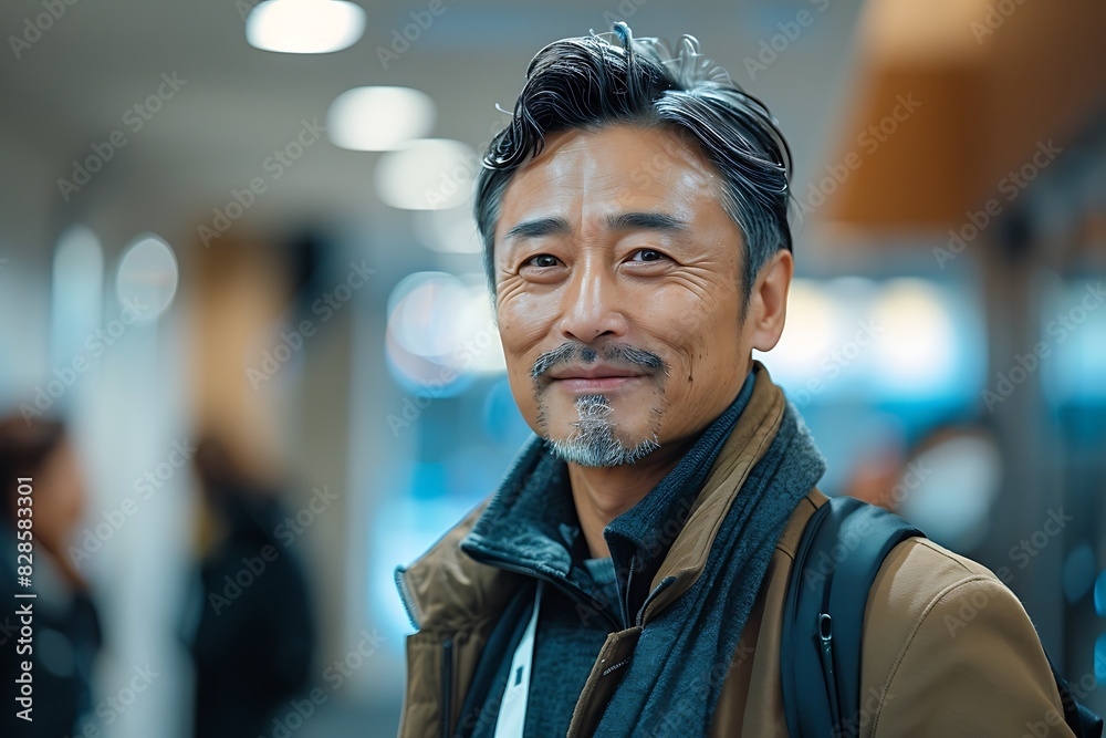 japanese man in a business conference room with modern technology and professional setting for strategic discussions
