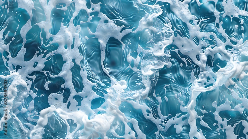 Obraz premium ice, blue, water, abstract, cold, texture, cube, cool, glass, frozen, winter, drink, crystal, macro, bubble, frost, fresh, pattern, transparent, liquid, freeze, clear, white, wet, nature, pool, sea, b