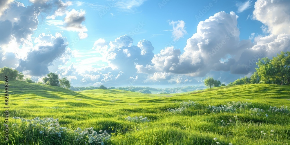 Vast and Vivid Prairie Panorama - 4K Ultra HD Vast and Vivid Prairie Panorama - 4K Ultra HD
