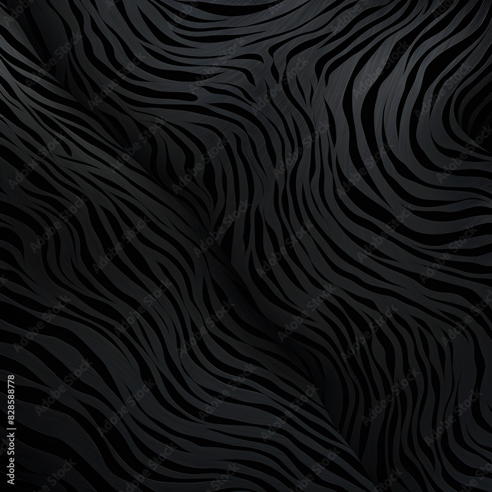 Black tiger fur texture Black tiger fur texture