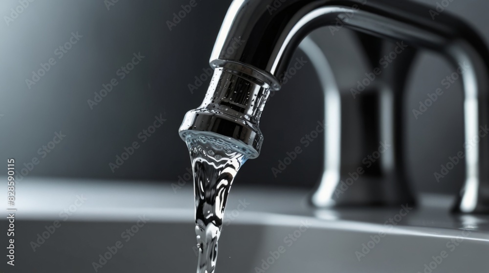 Tap closeup with dripping water-drop. Water leaking, saving concept. Tap closeup with dripping water-drop. Water leaking, saving concept.