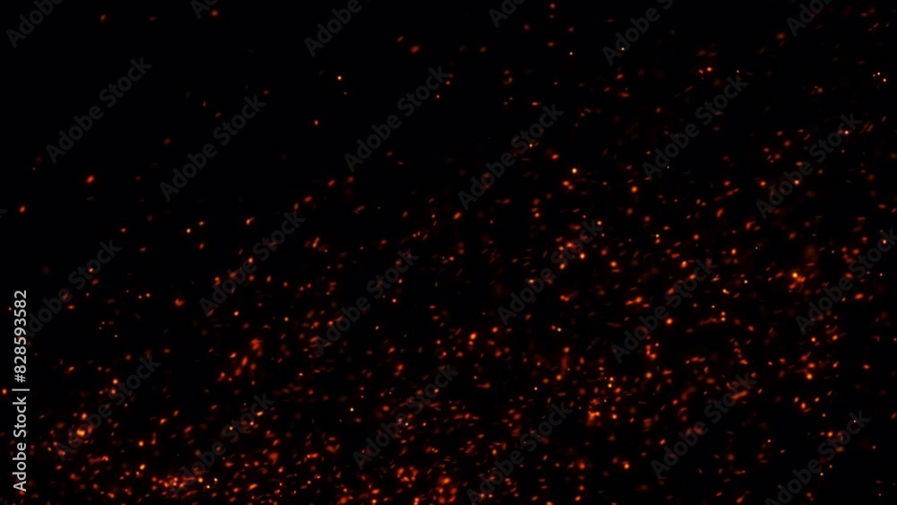 Add intensity to your scenes with this vivid fire particles clip. With a PNG background and an Alpha channel, it’s designed for maximum impact.