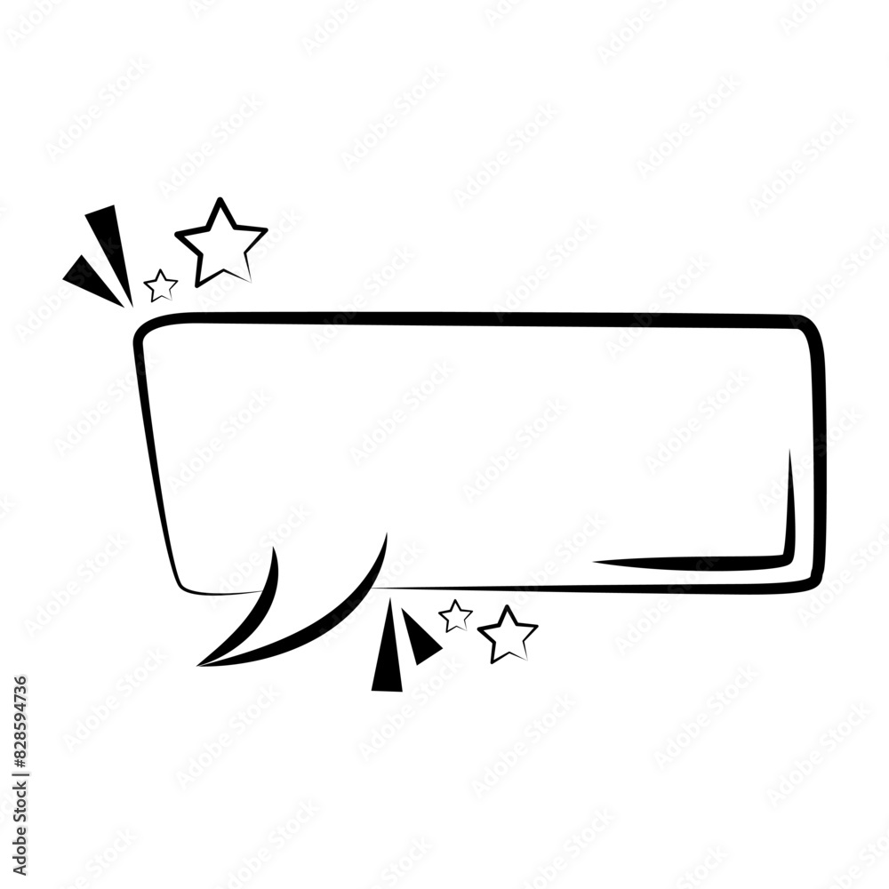 Empty comic speech bubbles different shapes with halftone shadows and ...