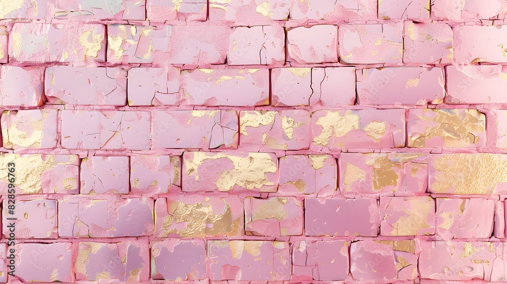 Pastel pink brick wall textured background Pastel pink brick wall textured background