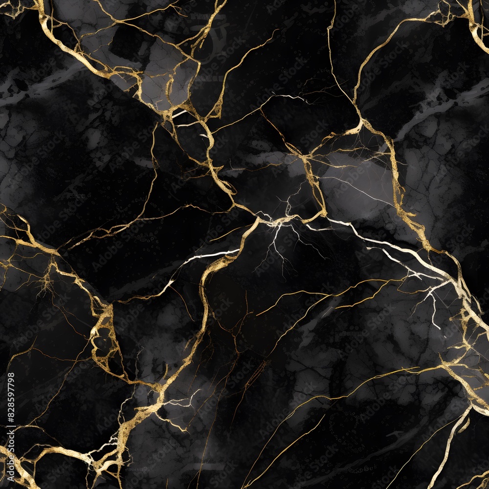 Black Marble with a golden texture Black Marble with a golden texture